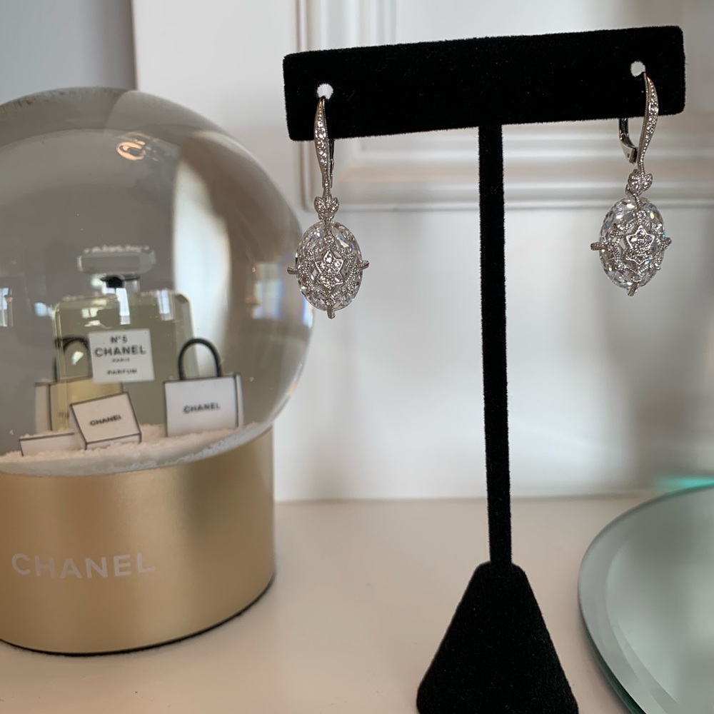 Nadri Crystal Drop Earrings